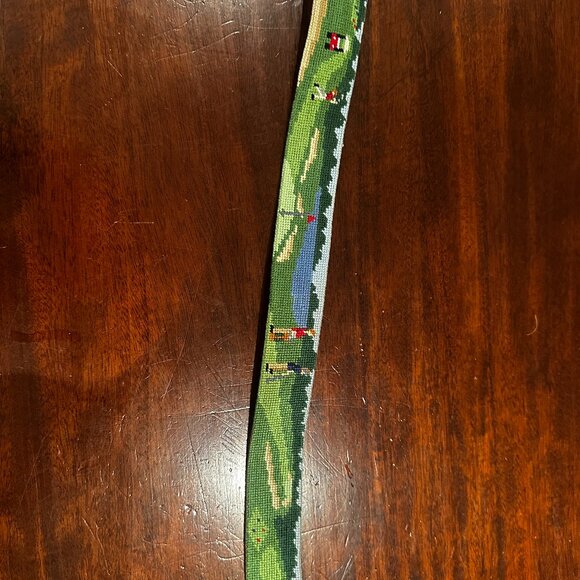 Smathers and Branson Needle Point Belt - Picture 1 of 5
